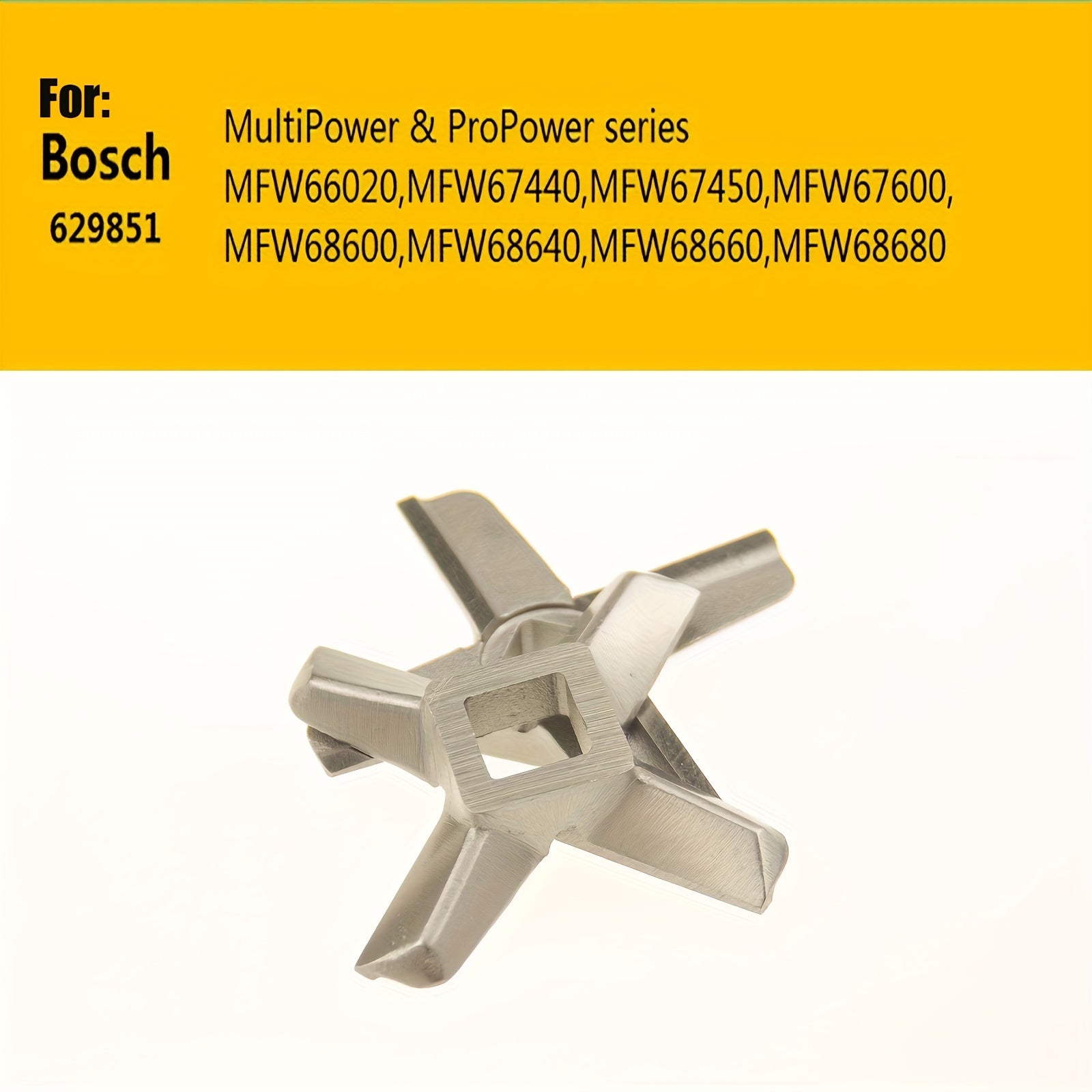 Stainless Steel Meat Grinder Blades Set for Kitchen Use, 2 Pieces