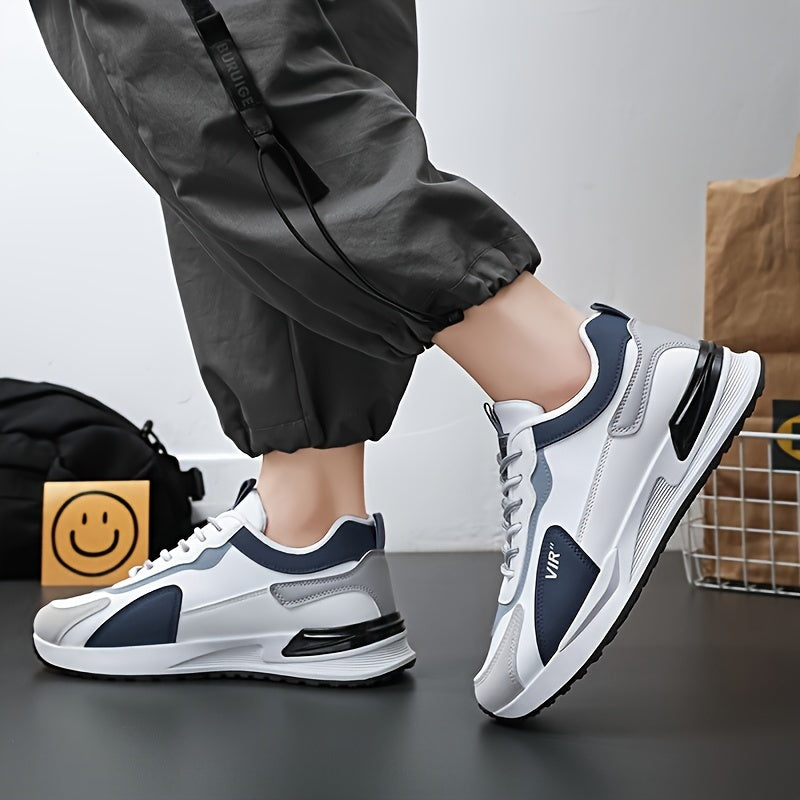 Men's Breathable Running Shoes Casual Sports Non-Slip Odor-Resistant Low Top Sneakers