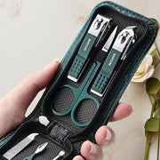 6pcs Stainless Steel Manicure Pedicure Set for Men Women and Elderly