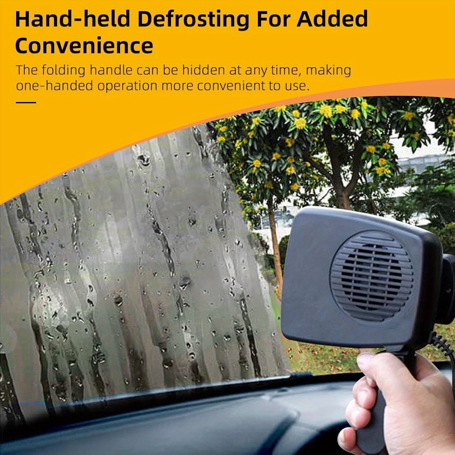Portable Car Defroster and Windshield Heater for Small and Large Vehicles