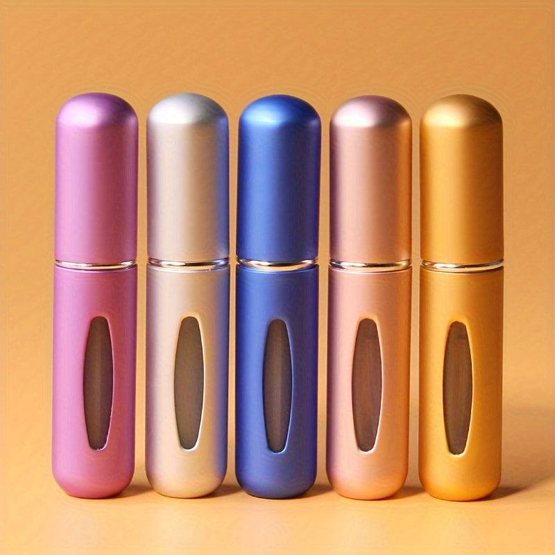 Набор мини-распылителей для духов 5 мл, портативные refillable флаконы для путешествий