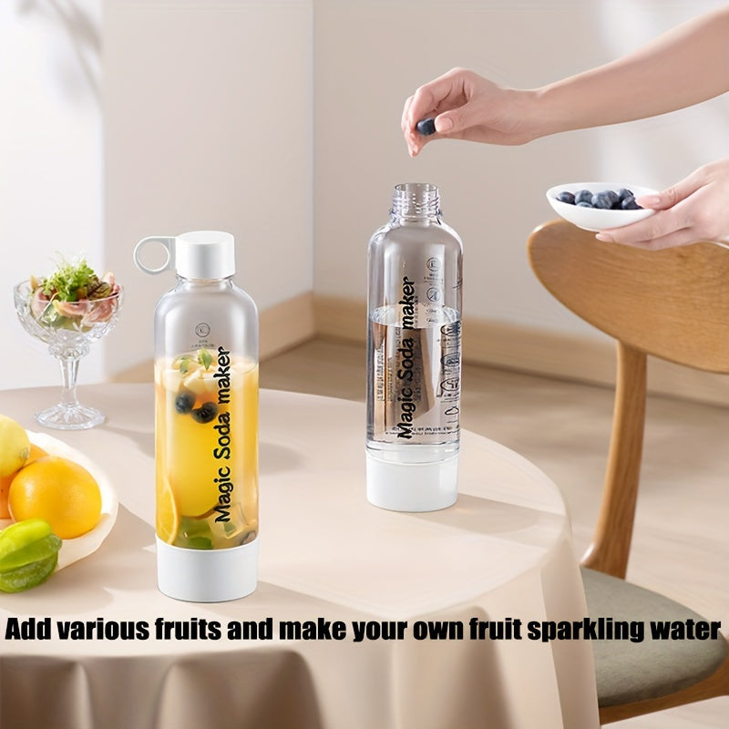 Máquina portátil de agua con gas con botella libre de BPA, carbonatador personal de agua con gas