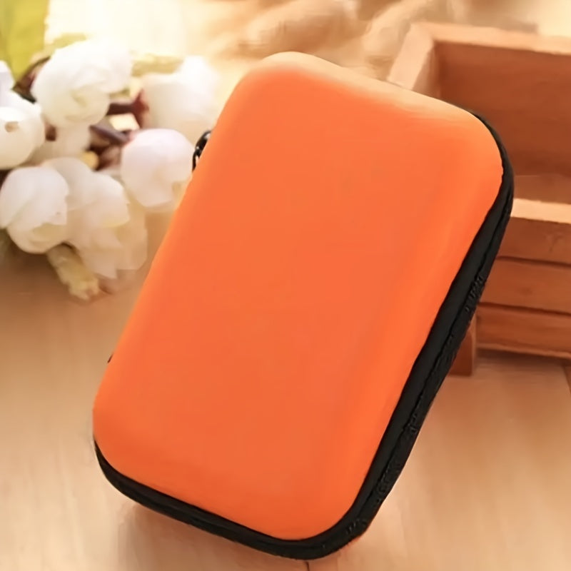 Mini Portable Storage Box for Earphones Coins Jewelry Accessories