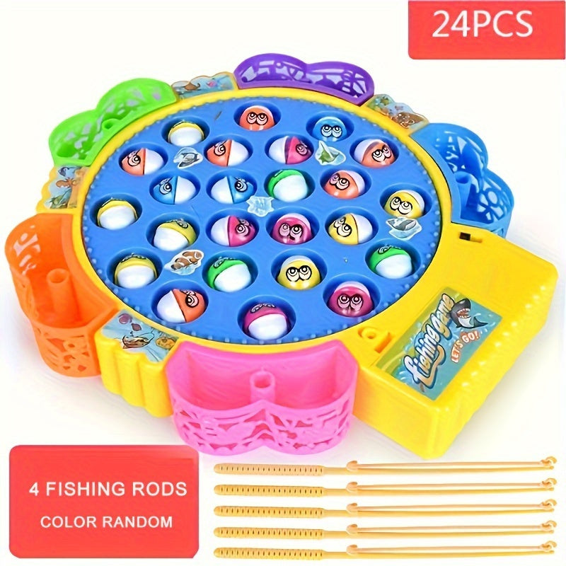 Educational Electric Fishing Toys for Kids 15/24/45 Pieces Suitable for Boys and Girls