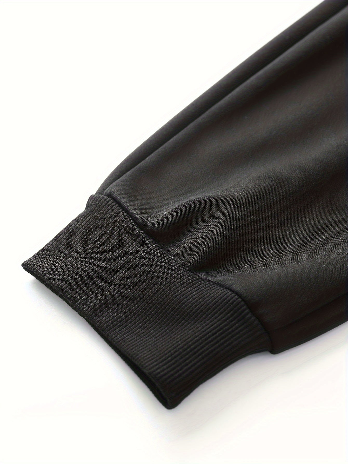 Men's Casual Knit Sweatpants with USA Flag Print Elastic Waist Drawstring for Outdoor Activities