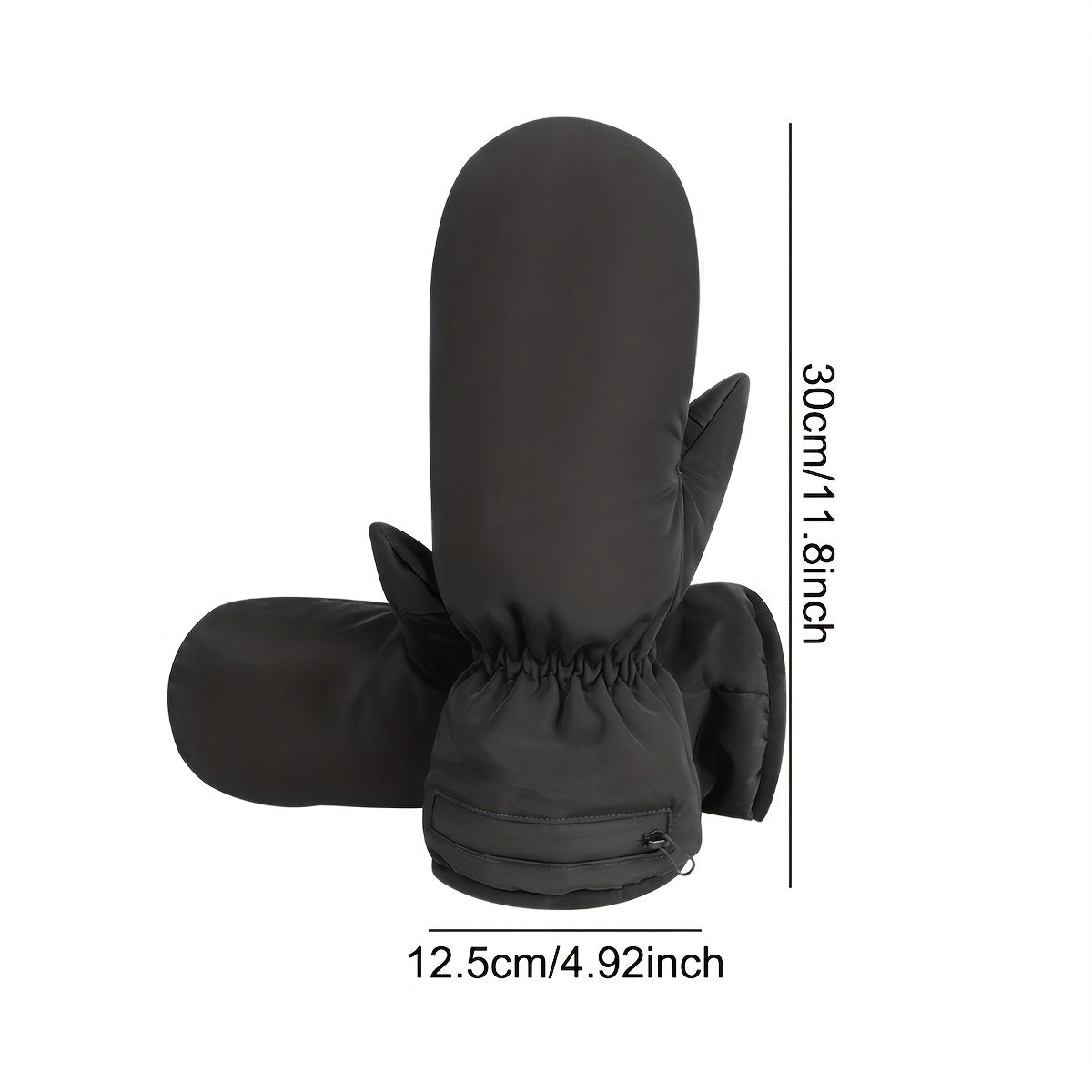 Uniseks isitiladigan shamol o'tkazmaydigan qo'lqoplar, suv o'tkazmaydigan, changyutgich, velosipedda, baliq ovlashda