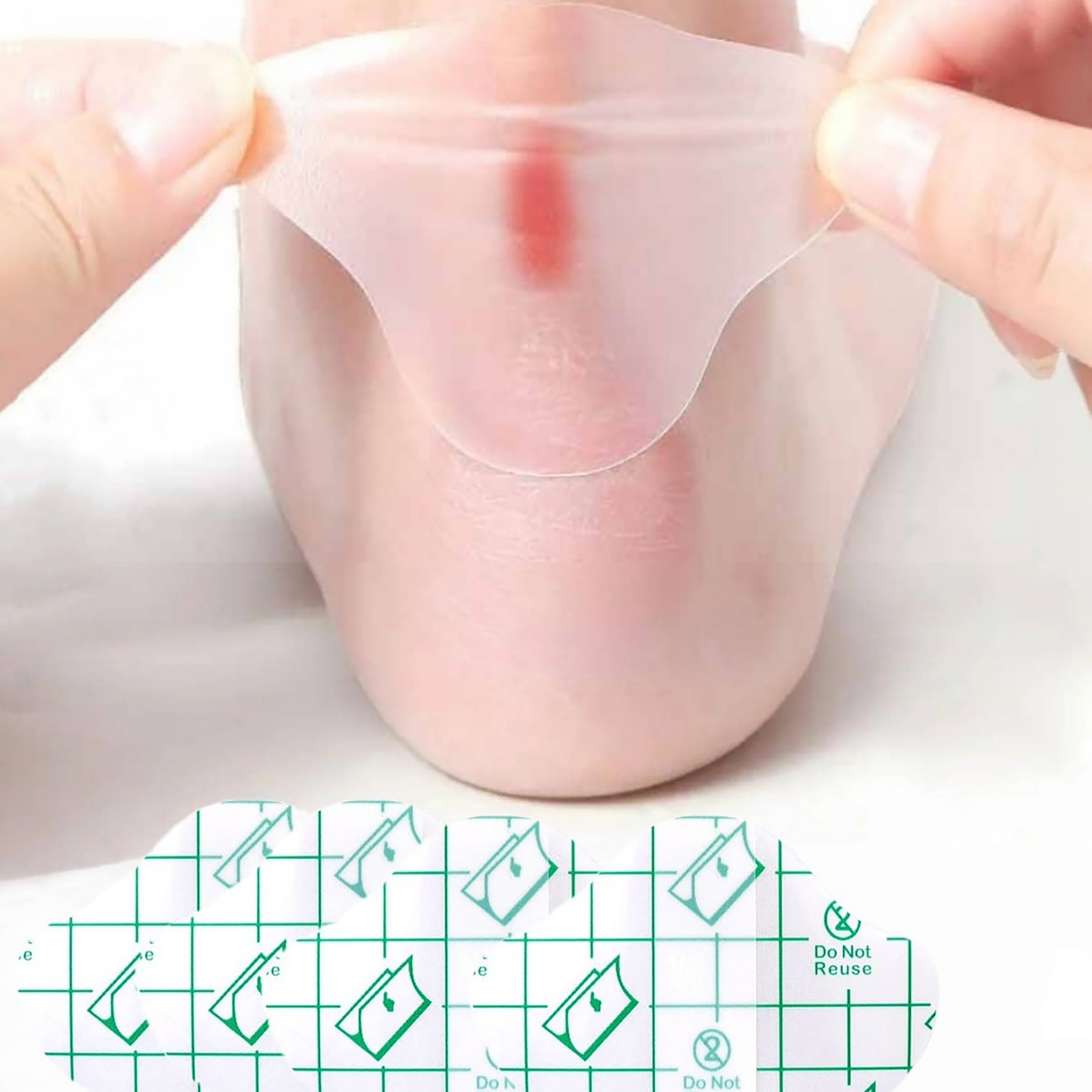 20 Pcs Gel Heel Protectors Adhesive Blister Pads for Shoes