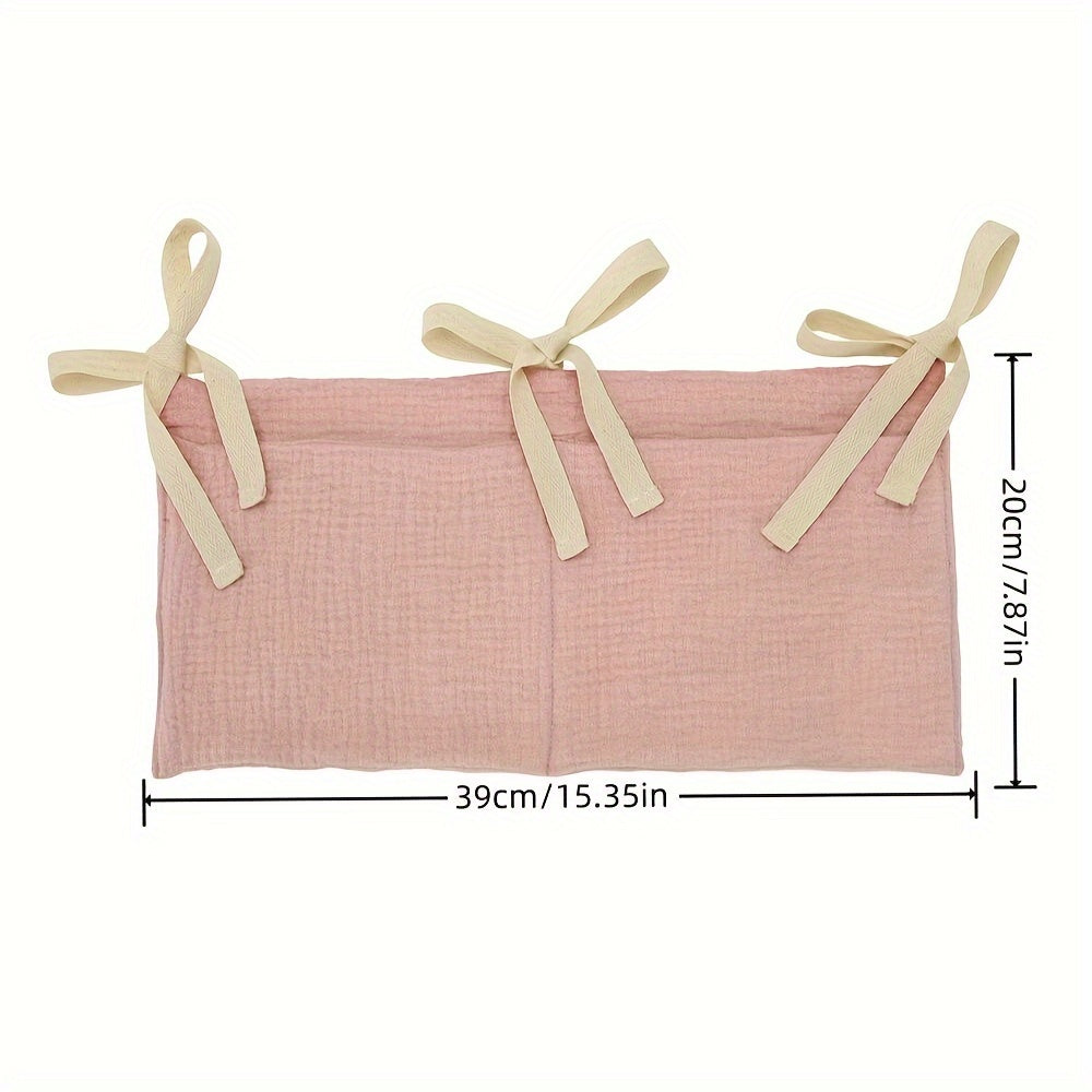 Multi-Functional Hanging Diaper Caddy Storage Bag with COZYPANDA Print Nursery Organizer for Diapers and Accessories