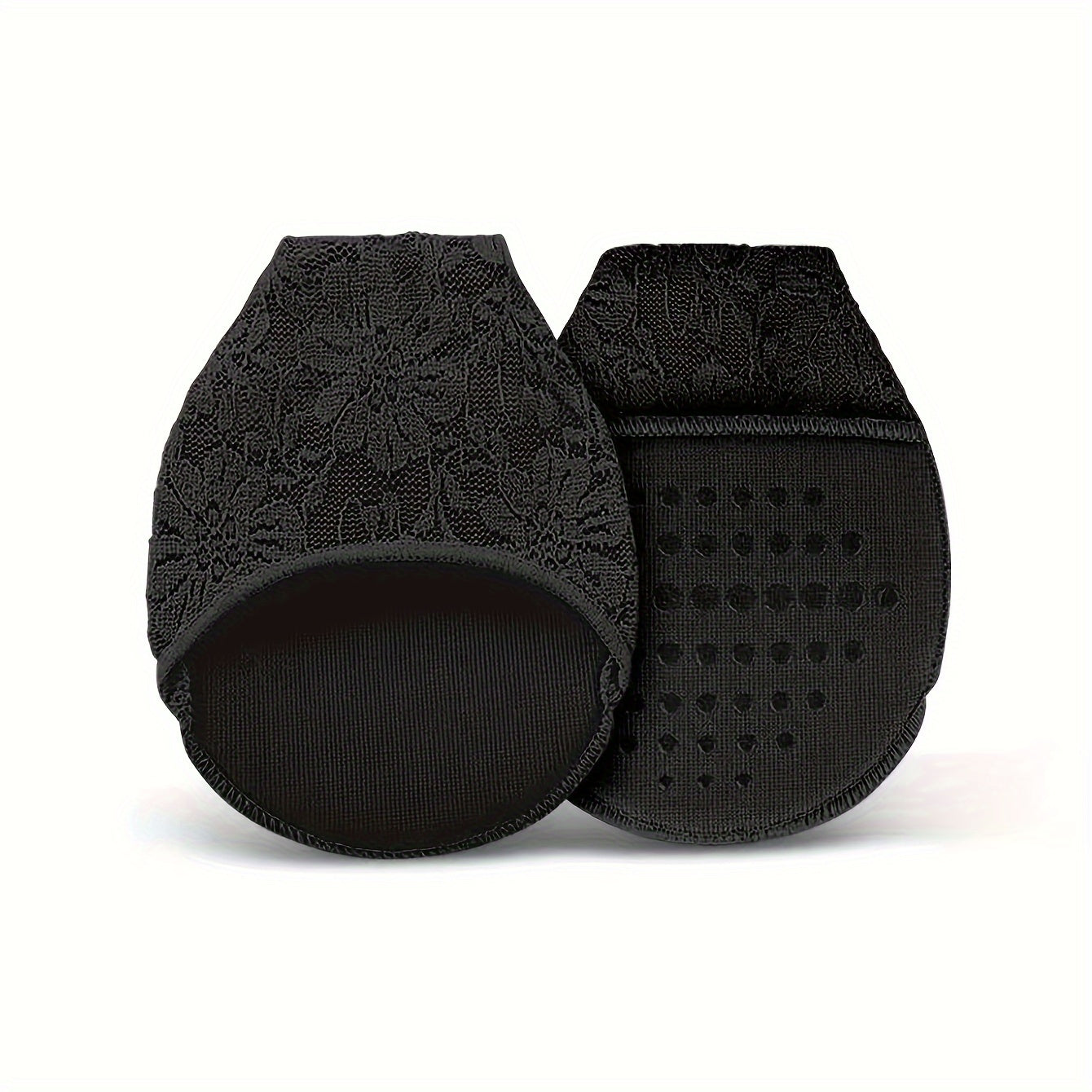 Women's Lace Forefoot Socks for Heels and Sports Shoes Thick Soft Toe Pads