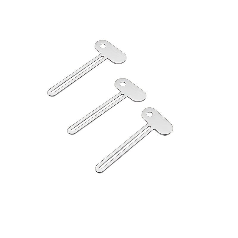 3 шт. набор из нержавеющей стали для выдавливания зубной пасты, ручной дозатор для тюбиков зубной пасты и крема