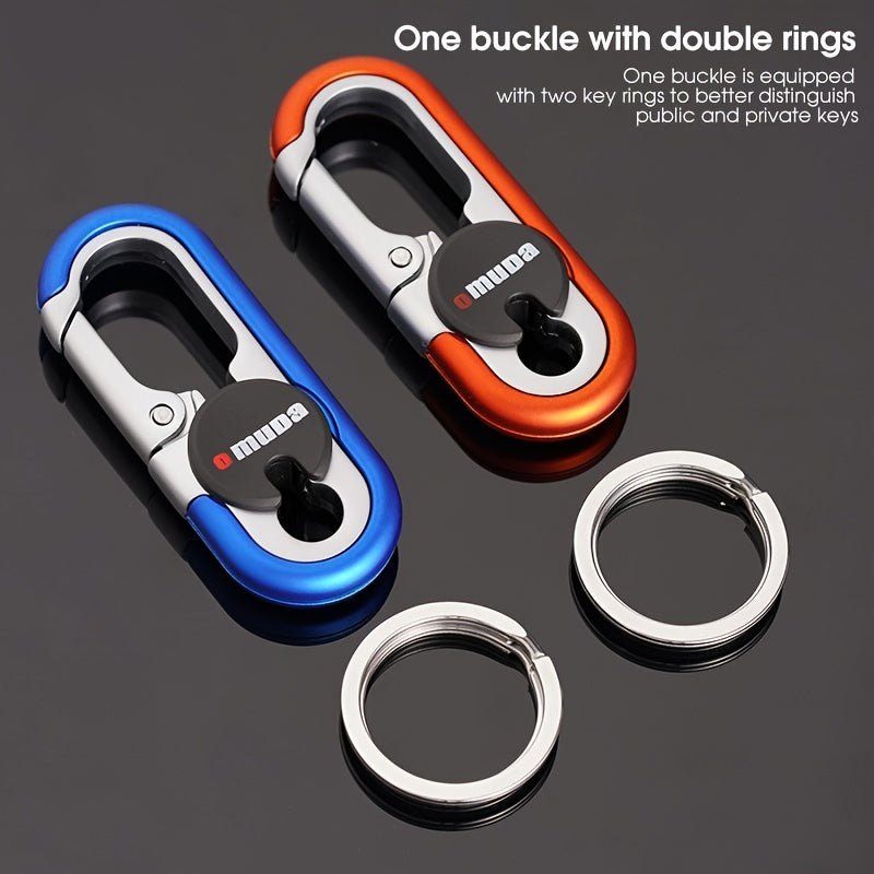 Men Metal Alloy Car Key Chain Durable Key Ring for Men Waist Hanging