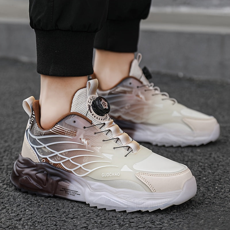 Unisex Casual Non-Slip Sneakers with Thick Sole All-Season EVA TPU