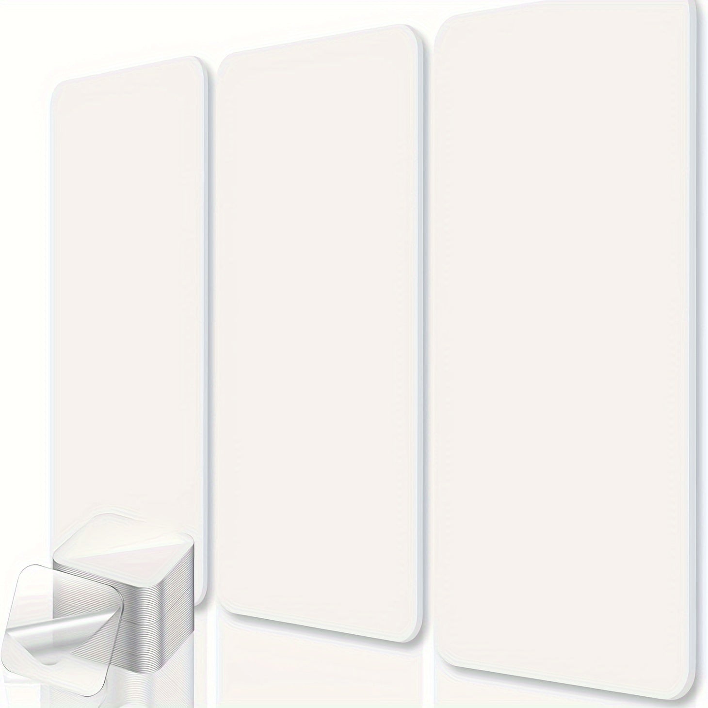 Studio darajasidagi ovoz o'chiruvchi panellar qora/oq ranglarda mavjud, o'lchamlari 60.96 sm x 30.48 sm x 1.02 sm, yozish xonalari, ofislar va o'yin maydonchalari uchun ideal. Shovqinni kamaytirishga va aks-sadolarni bekor qilishga yordam beradi.