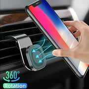 Universal Magnetic Car Phone Holder 360° Rotation Dashboard Mount for Smartphones