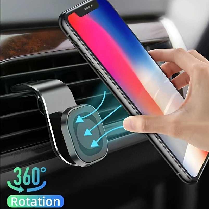 Universal Magnetic Car Phone Holder 360° Rotation Dashboard Mount for Smartphones
