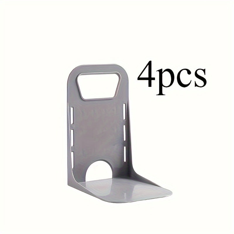 4Pcs Car Trunk Stabilizer Brackets Self-Adhesive Anti-Slip Fishing Gear Holder