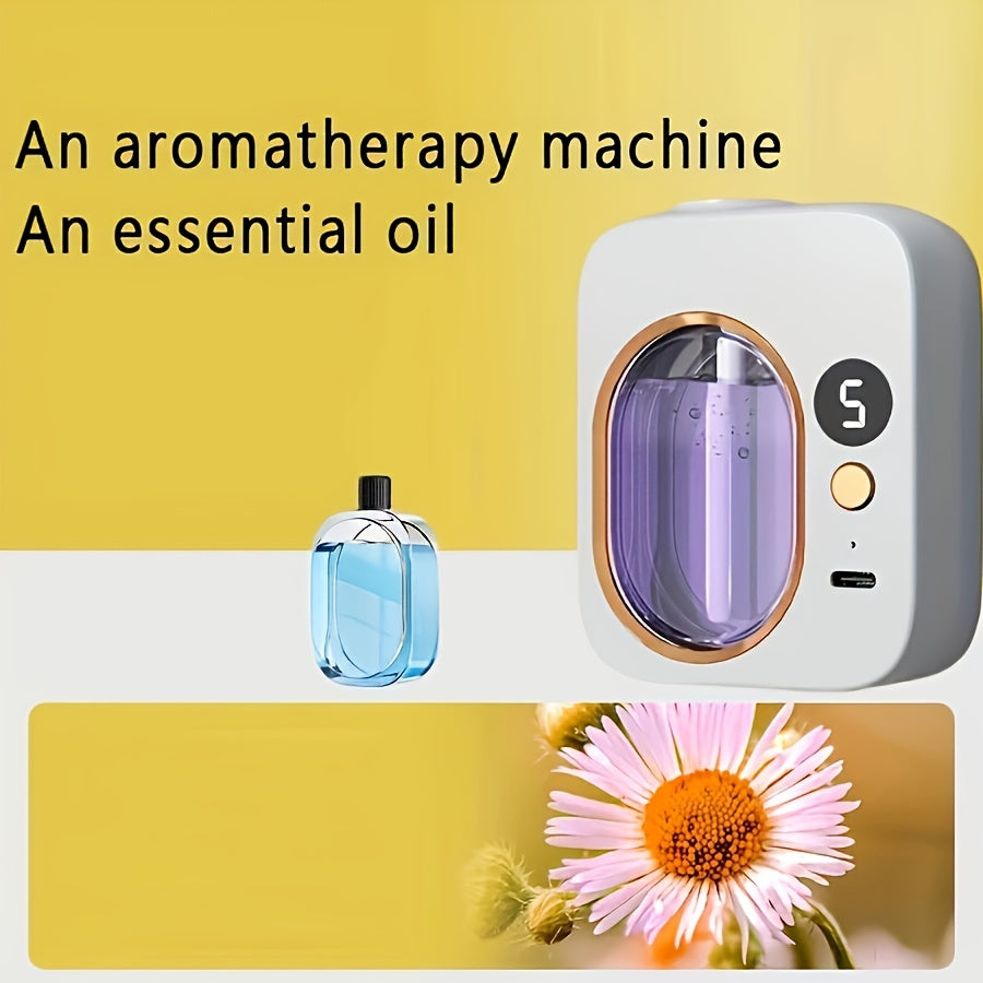 Многофункциональный ароматерапевтический диффузор для дома и офиса, USB-заряжаемый, с регулируемой скоростью, настенный крепеж, подставка