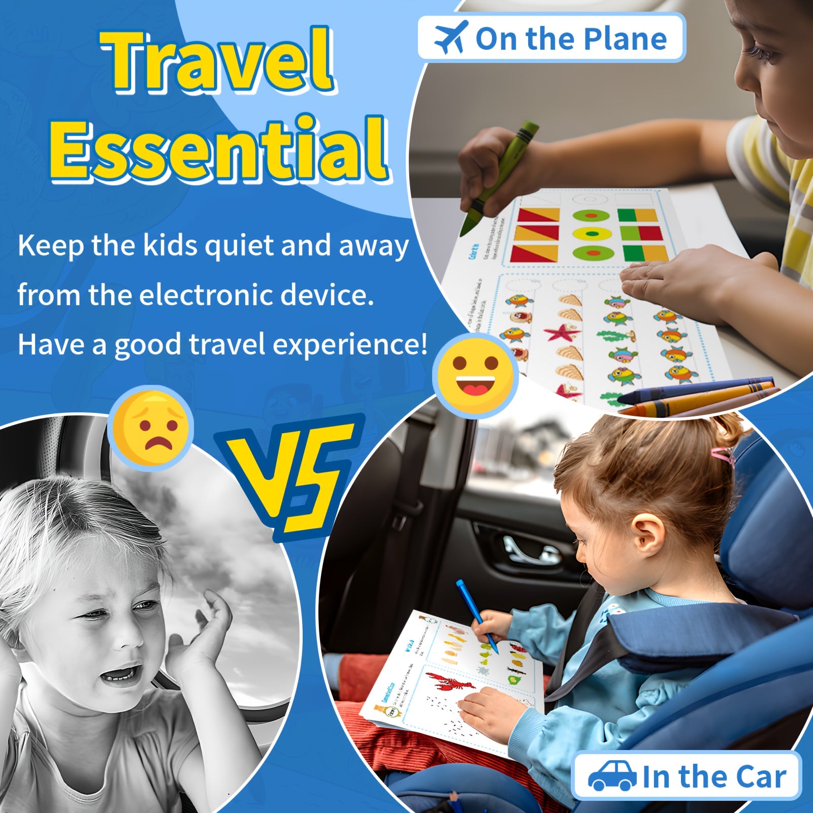 Engaging Focus Enhancement Activity Book for Kids Pattern Recognition Rule Following Brain-Boosting Workbook