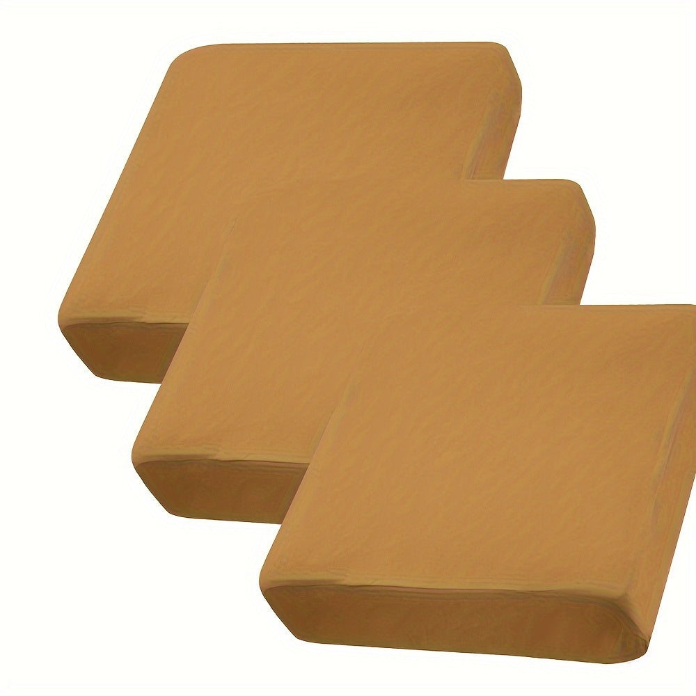 Yuqori elastiklikka ega, alohida almashtiriladigan bir rangli divan yostiq qopqog'i to'plami. Har mavsum uchun mos, yotoqxona, ofis, yashash xonasi uchun mukammal mebel himoyachisi.