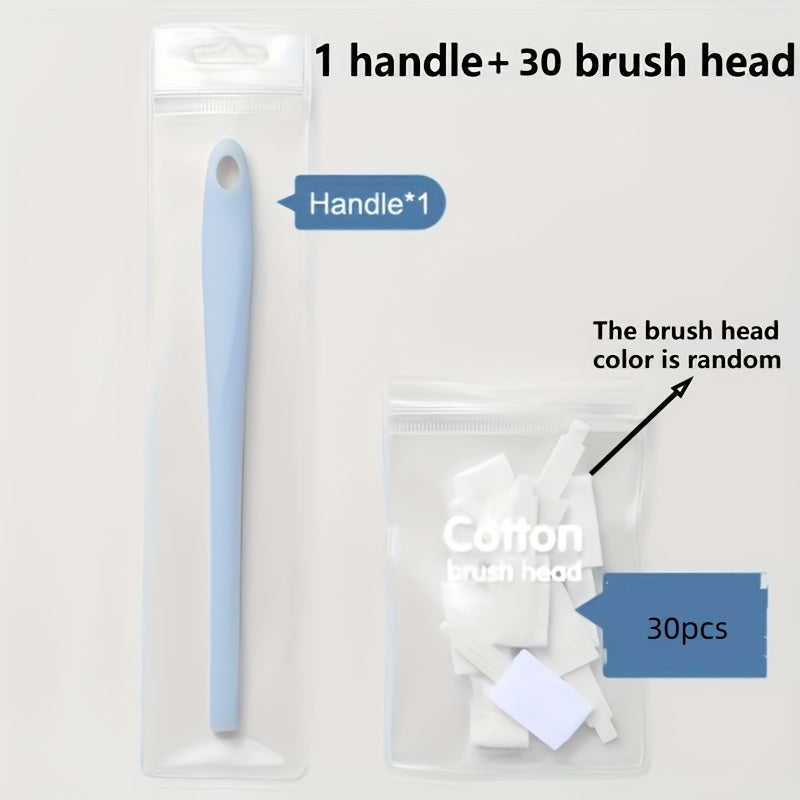 Xona bezak to'plami 1 ta hojatxona bo'shlig'i cho'tkasi va hojatxonalar, eshik bo'shliqlari va klaviatura yoriqlari kabi qiyin erishiladigan joylarni tozalash uchun 30 ta almashtirish cho'tkasi boshini o'z ichiga oladi.