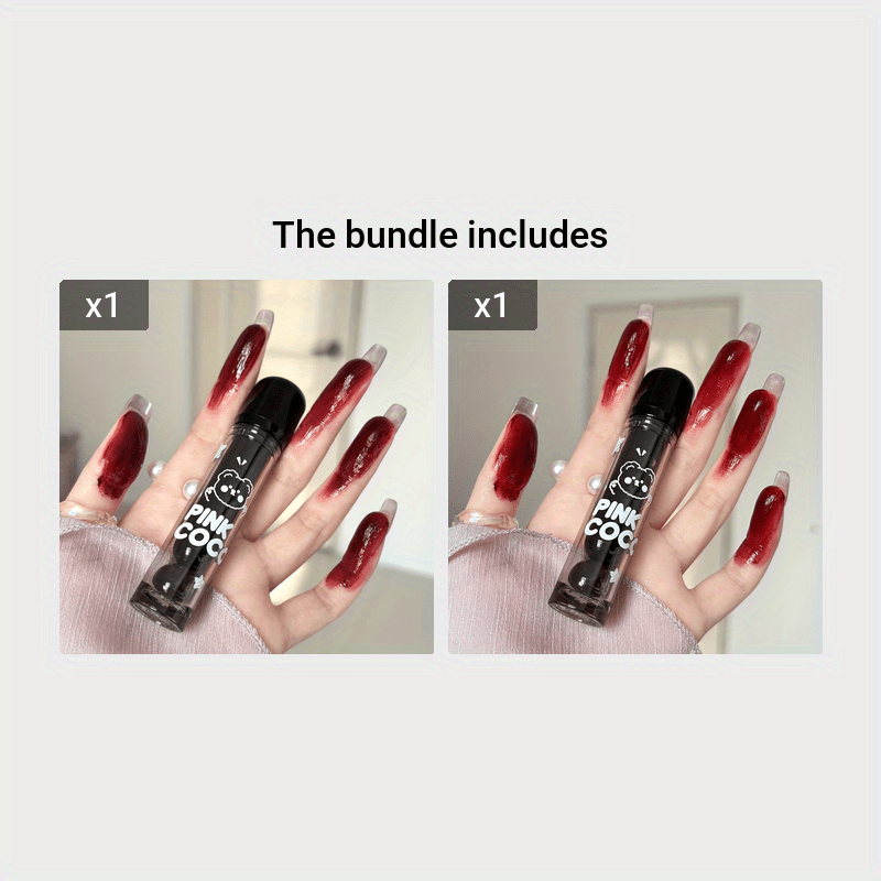 Women's Glossy Lip Gloss Liquid Lipstick Mirror Shine Moisturizing