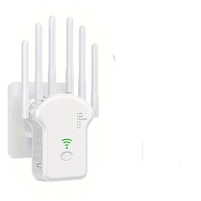 WiFi Extender Boosts Signal Full Coverage Ethernet Support for Home Office Cafe
