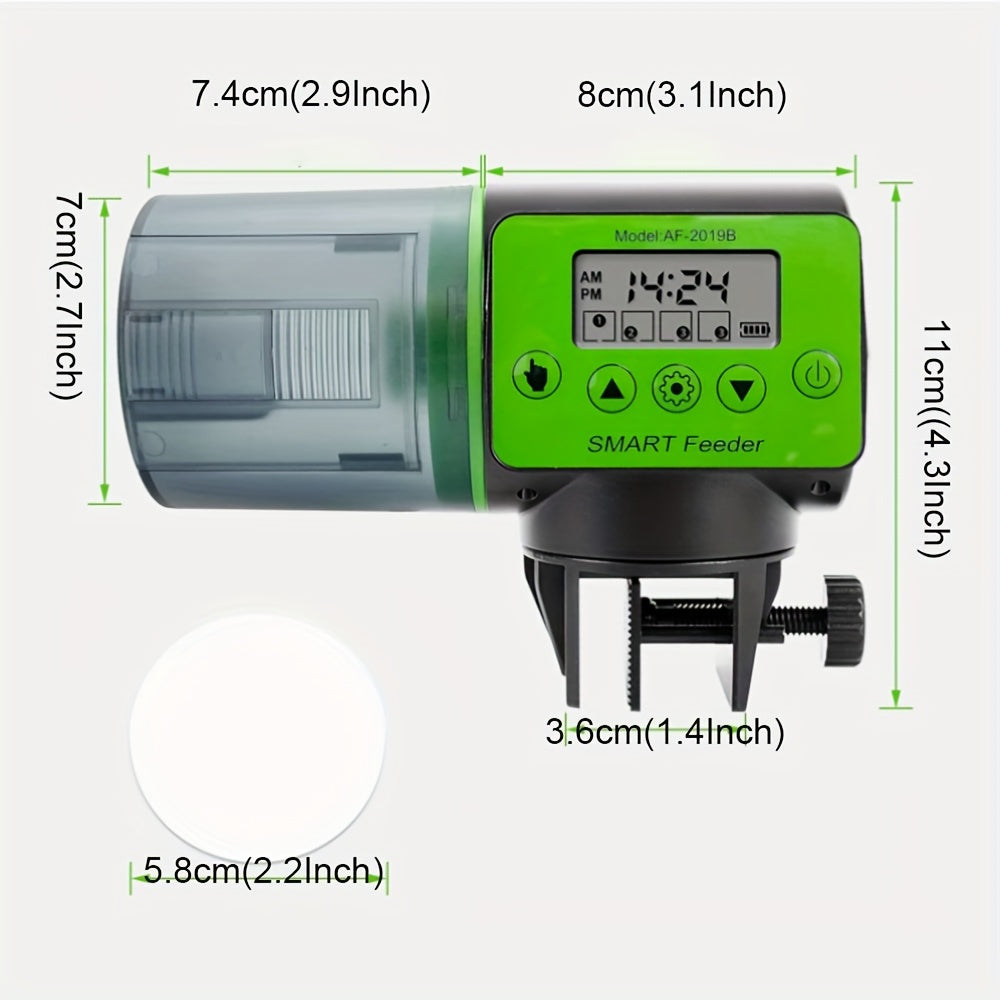 Автоматическая кормушка для рыб с ЖК-таймером для кормления рыб в аквариуме