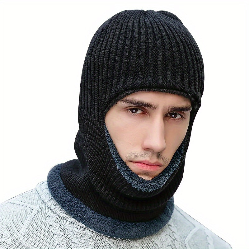 Winter Fleece Ski Mask Balaclava Windproof Head Cover for Men Women