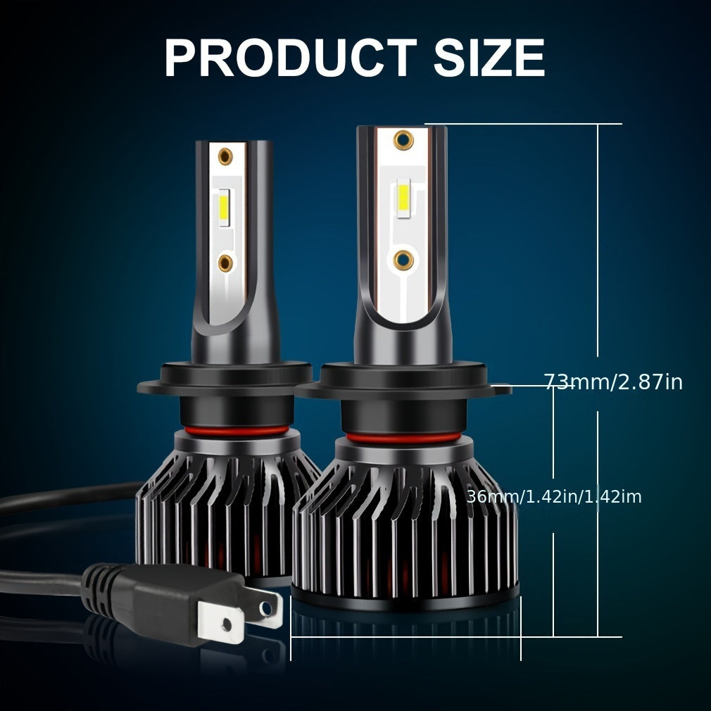 Bombilla de faro LED H4 H7 H11 9005 9006 6000K 60000LM 100W para coche