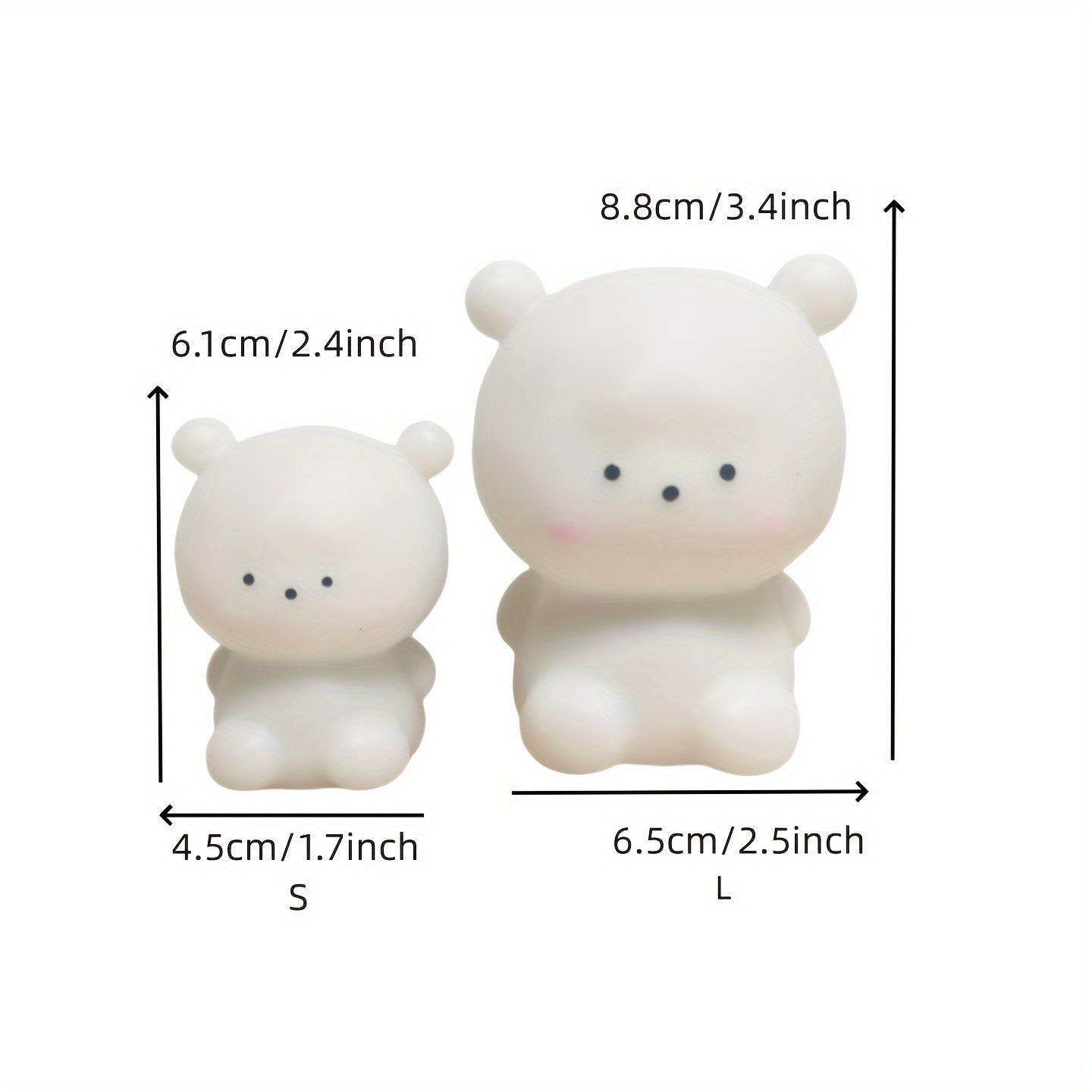 Little Bear LED Night Light for Kids Battery-Operated Halloween Christmas Decor