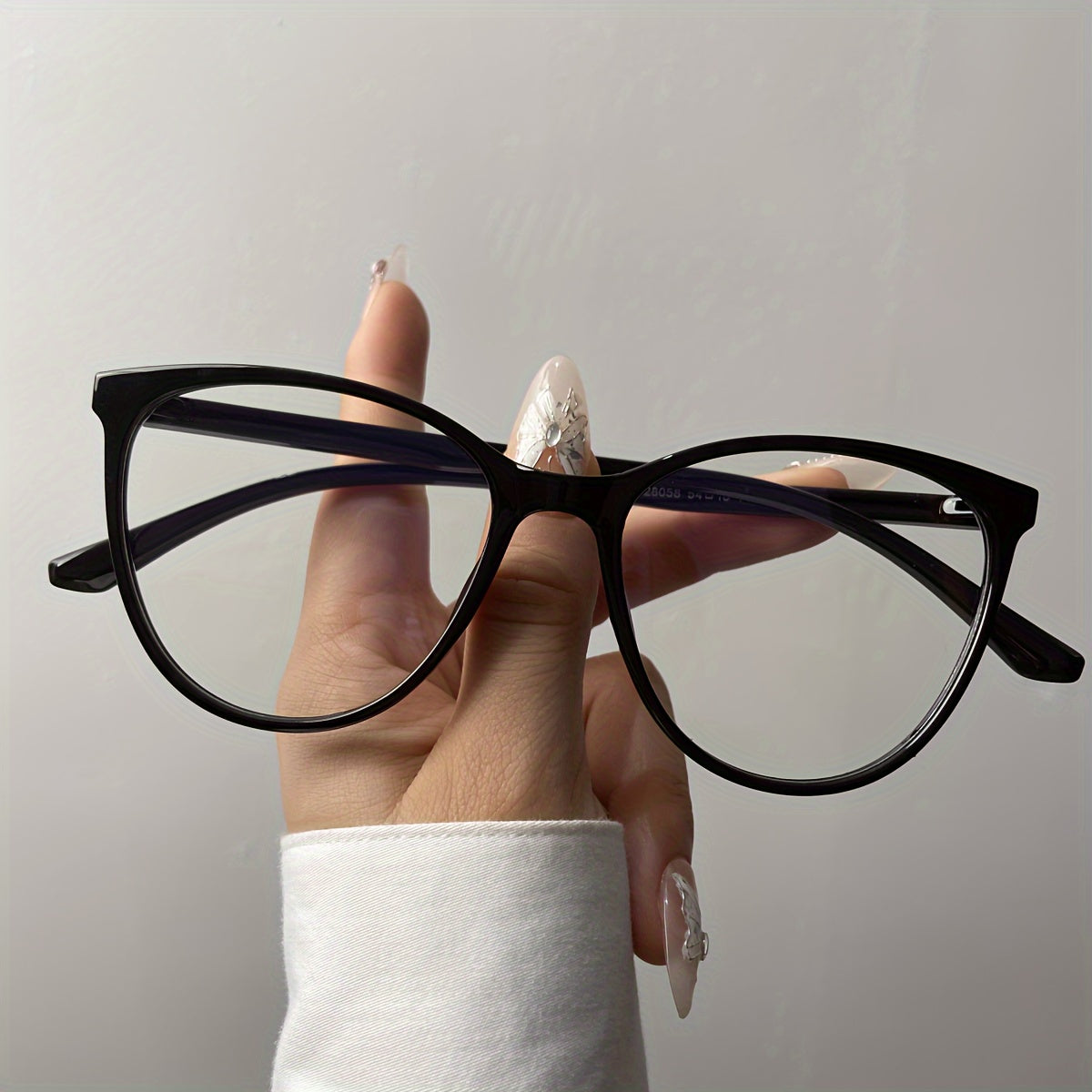 Oval Anti-Blue Light Glasses for Men and Women PC Frame Full Rim Square Style