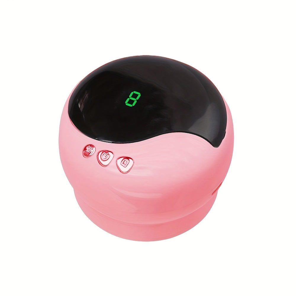 Harorat, so'rish va issiqlikni sozlash mumkin bo'lgan aqlli LCD massajchi, orqa massaji uchun mos.