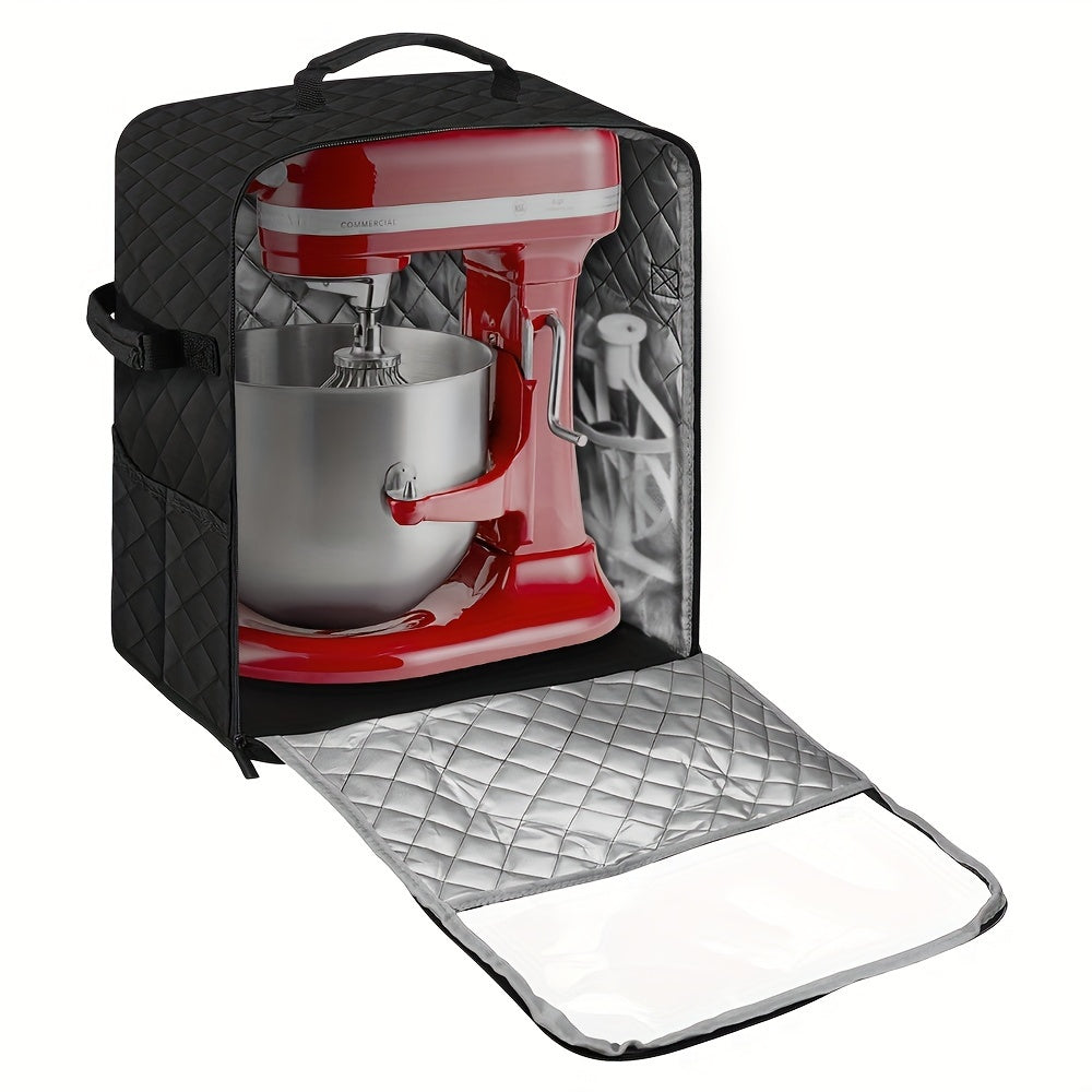 Vertical Mixer Storage Bag with Pockets Dust Cover for Blenders Durable Non-Food Safe