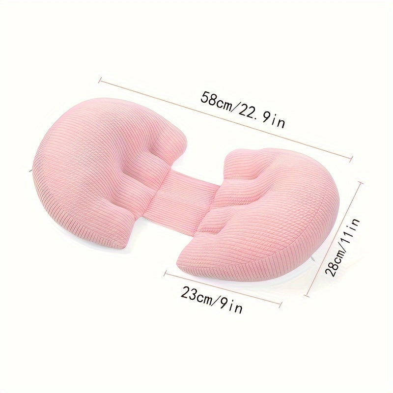 Homiladorlik yostiqi - oddiy rang, yumshoq, belni qo'llab-quvvatlaydi. Rojdestvo, Halloween, Thanksgiving, Pasxa yoki Yangi yil sovg'asi uchun mukammal.