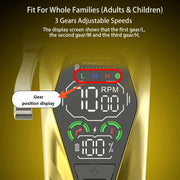 Машинка для стрижки волос для мужчин с зарядной базой, профессиональный триммер для волос, подарок