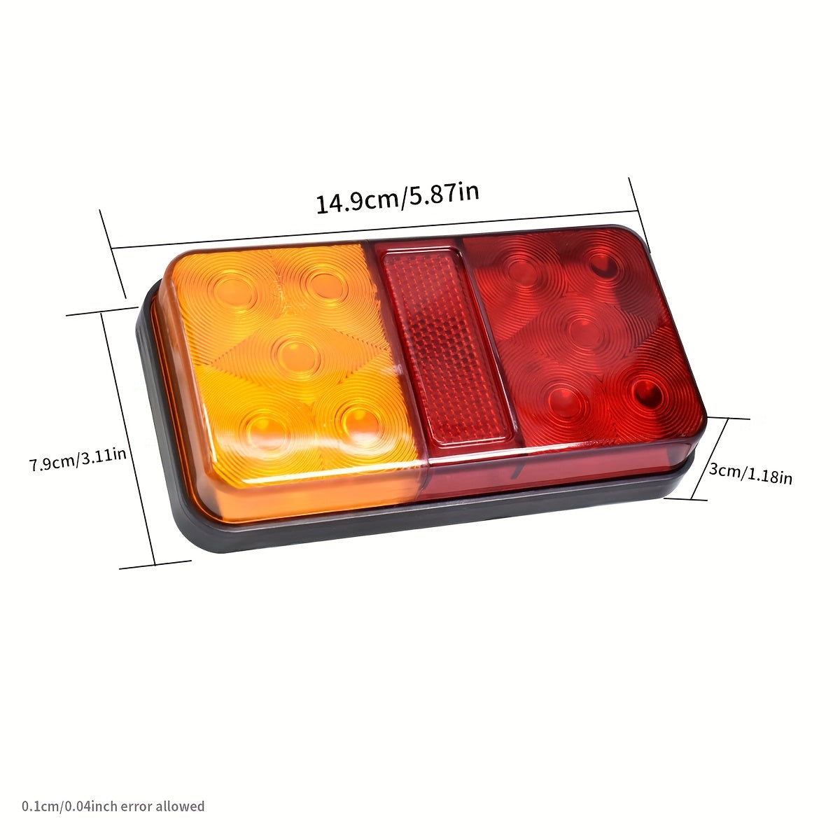 2 Pack Led Car Light Bulbs High Brightness Tail Brake Backup Trailer Light Kit