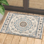 Alfombra de microfibra bohemia antideslizante para cocina, baño y ducha, secado rápido