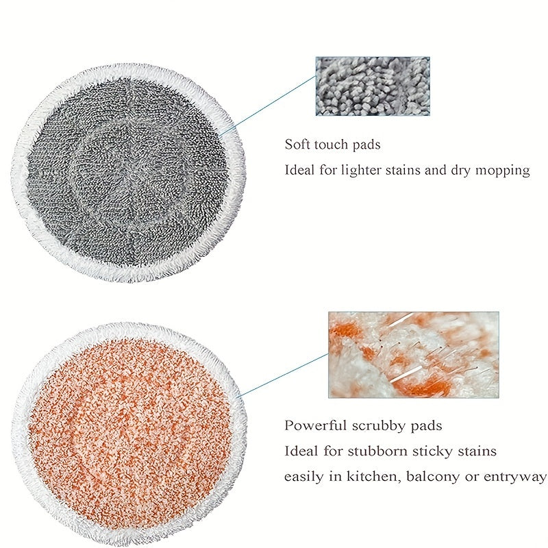 Premium Steam Mop Cloth Pads Set of 1 2 or 4 Washable Reusable Replacement