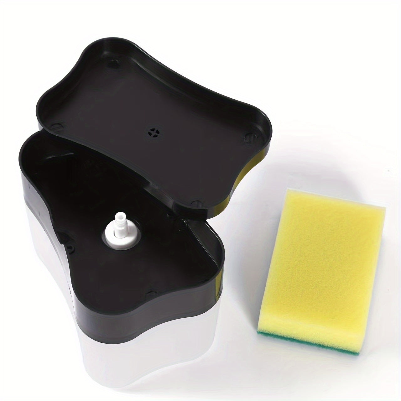 Automatic Soap Dispenser and Caddy with Mercury-Free Material and Manual Lotion Dispenser