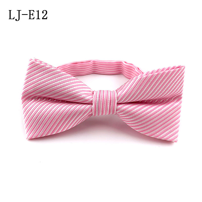 Men's Bow Tie Polyester Jacquard Fabric for Formal Events