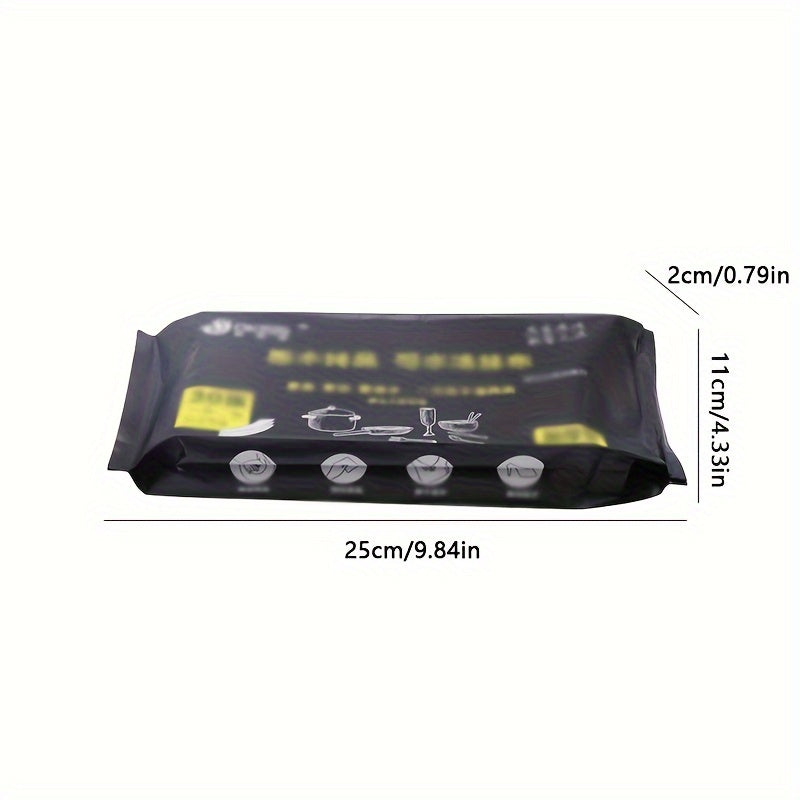 2 Sets of 60 Disposable Kitchen Paper Towels Washable Dry and Wet Cleaning Cloths