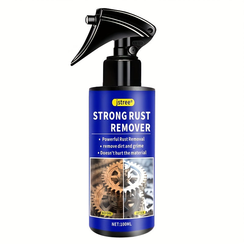 Rust Remover Spray for Cars 3.38oz Multi-Purpose Iron and Powder Cleaner