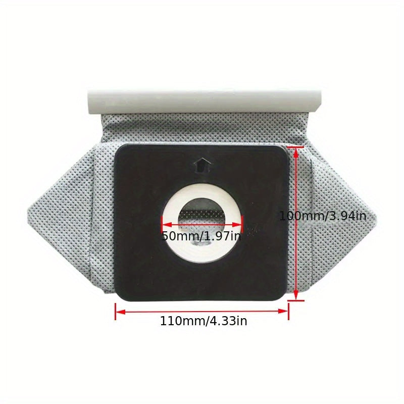 Umumiy chang yig'ish sumkasi changyutgichlar uchun, 11X10sm, Philips, LG, Haier, Samsung brendlariga mos keladi.