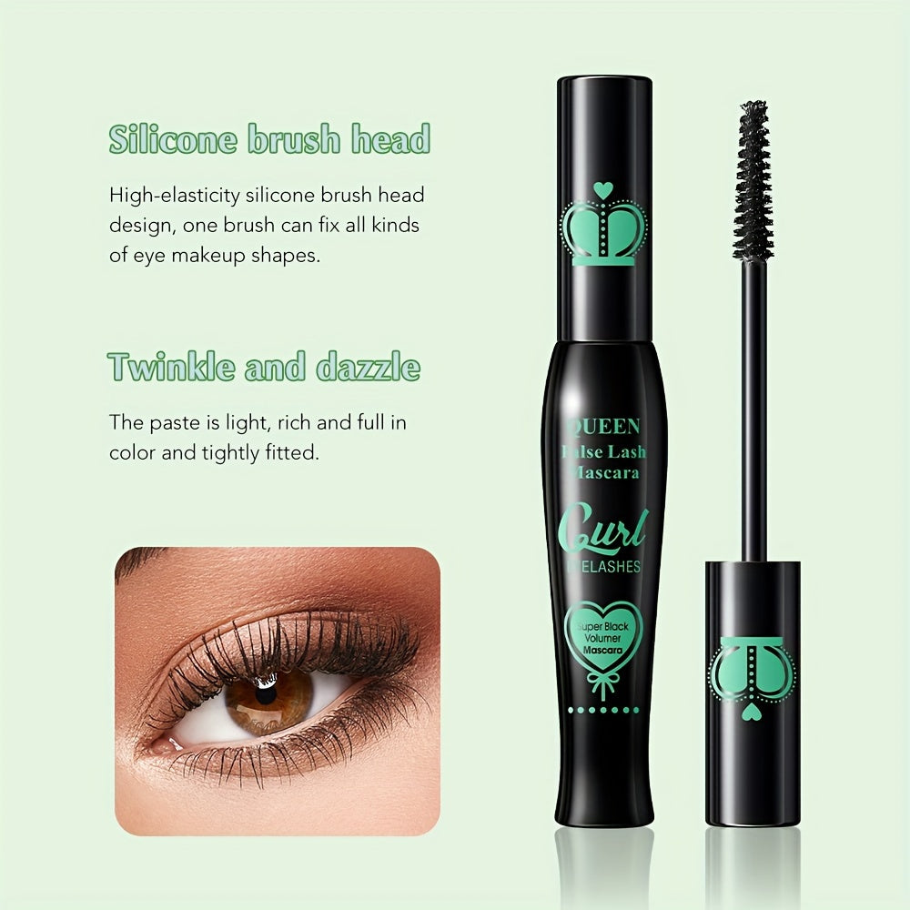 Женская водостойкая тушь для ресниц из шелкового волокна 8D черная, 2 шт. набор для наращивания ресниц