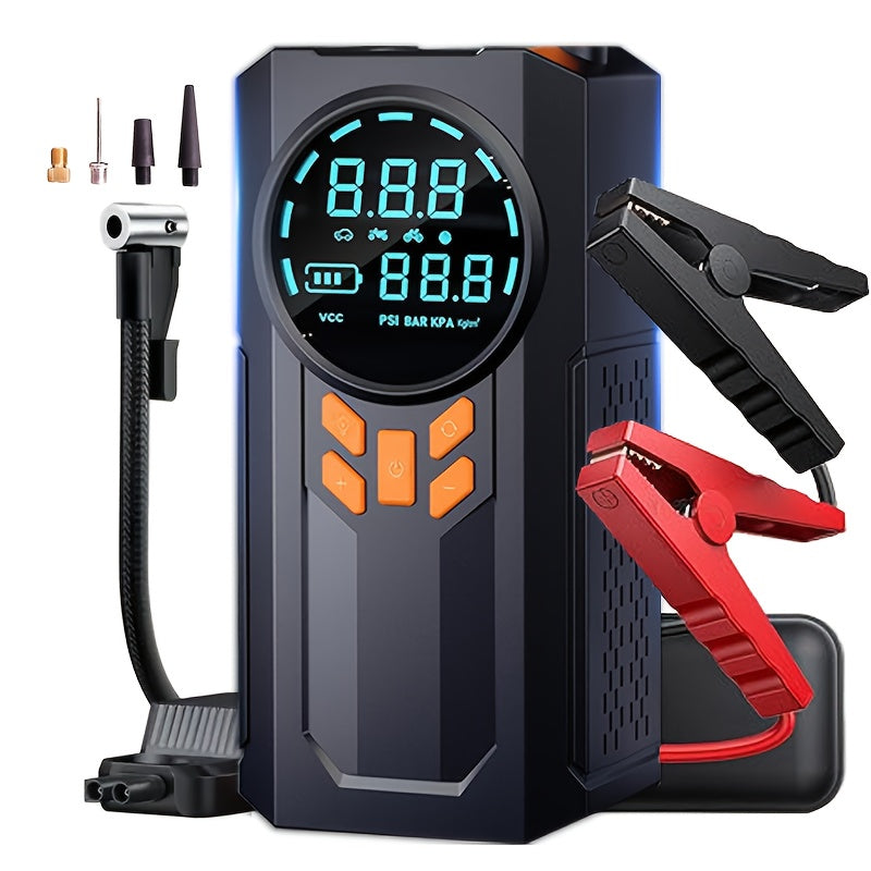 Wireless Portable Air Compressor Pump with LED Display and 150PSI for Car Bike Motorcycle Balls
