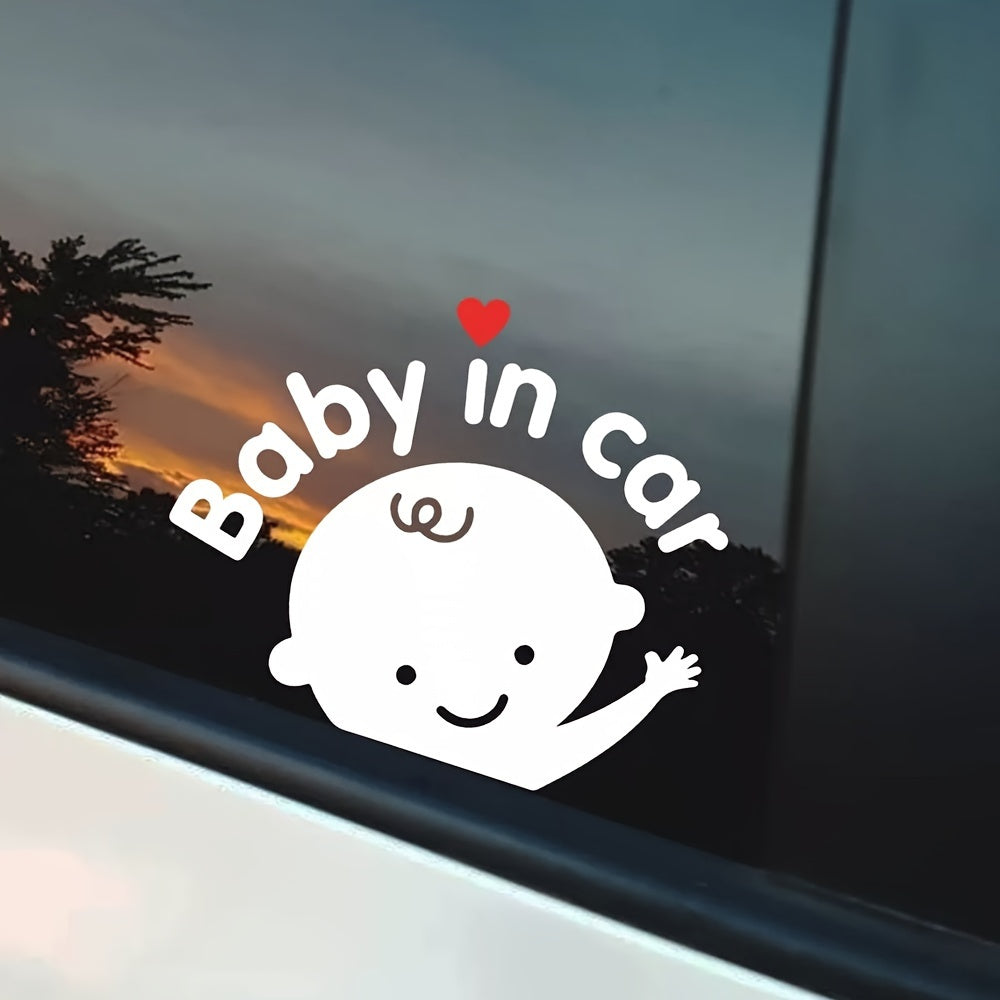 Kids Watercolor Cartoon Car Window Decal Waterproof Car Sticker