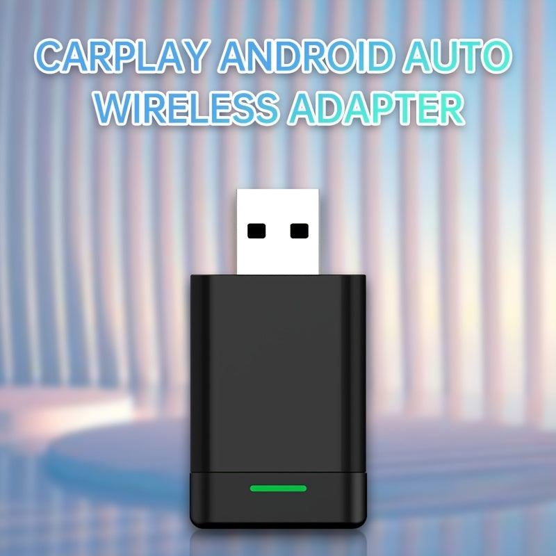 Wireless CarPlay Android Auto Adapter for Cars USB Charging WiFi 4.8GHz