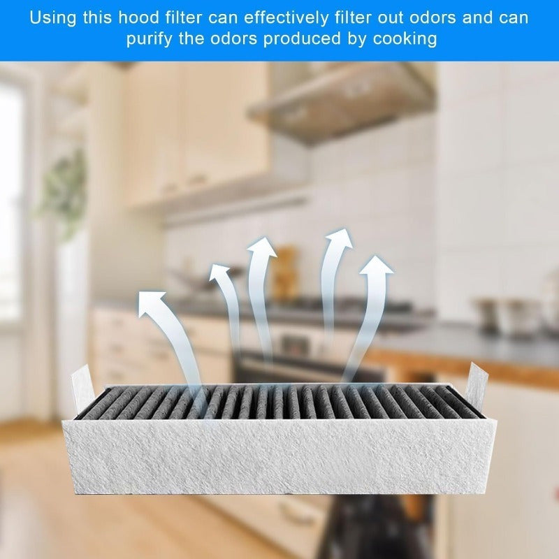 Filtro de carbón activado de reemplazo para campanas extractoras de cocinas comerciales