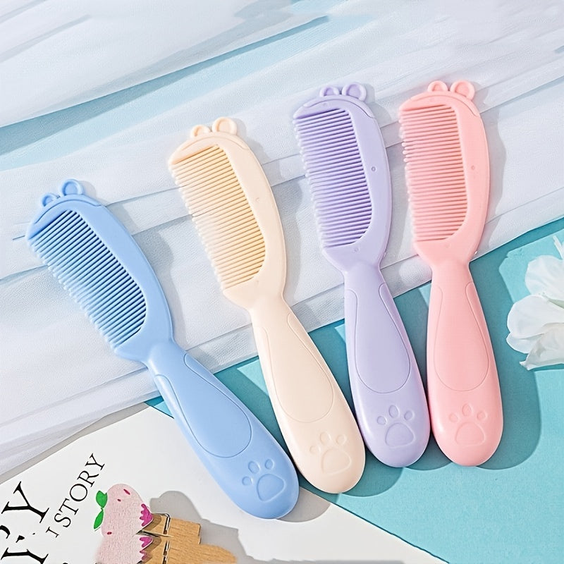 Yumshoq kauchuk va soch taragichi bilan yumshoq bosh massaji taragich to'plami - O'g'il va qizlar uchun mukammal