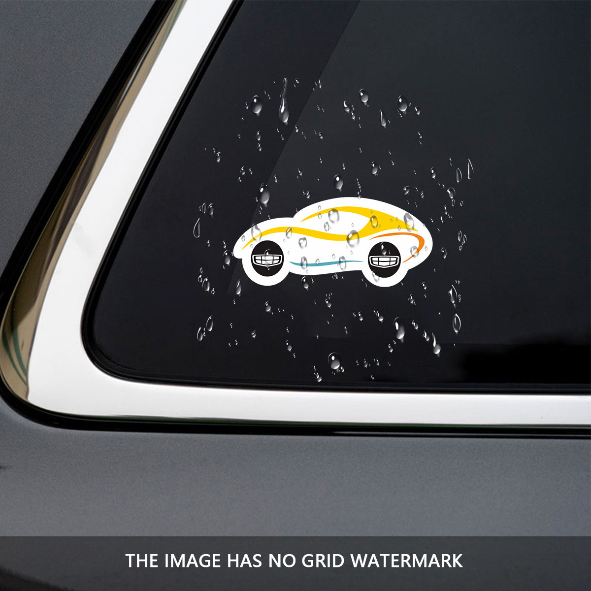 4pcs Creative Simple Vinyl Bumper Stickers Car Decal Decorative Accessories